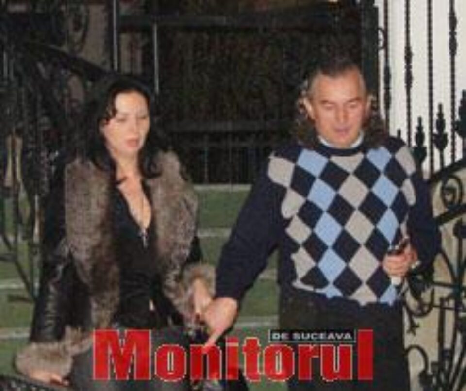 Miron Cozma, împreună cu prietena sa, la Piteşti