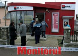 Agenţia BRD de la Dumbrăveni a fost spartă de hoţi