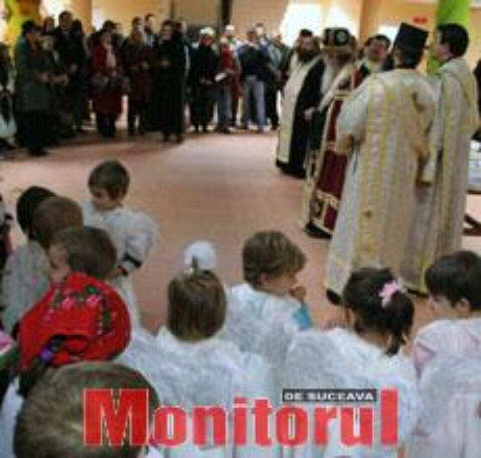 Grădiniţa cu Program Prelungit „Sfântul Ioan cel Nou” a fost inaugurată de Moş Nicolae.