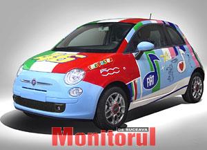 Fiat 500 dedicat lui Valentino Rossi