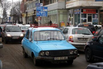 Trafic infernal în Suceava