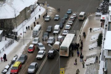 Trafic infernal în Suceava