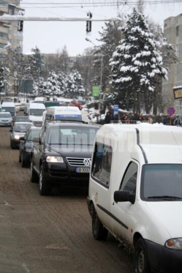 Trafic infernal în Suceava
