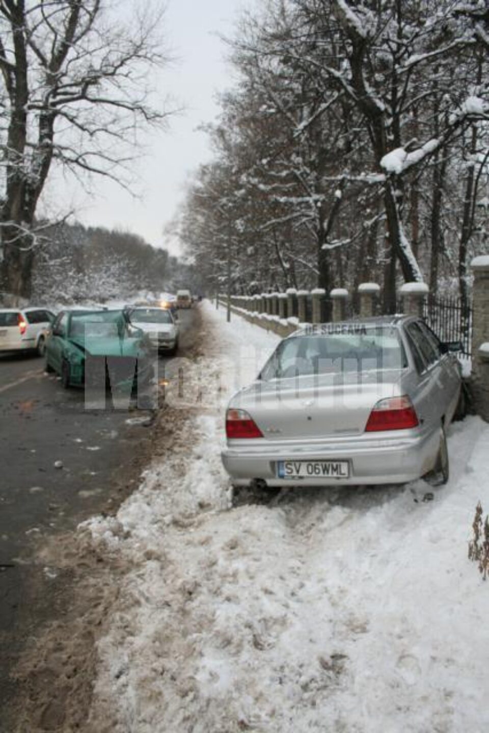 Ieri după-amiază, puțin după ora 15.00, la ieșirea din Suceava