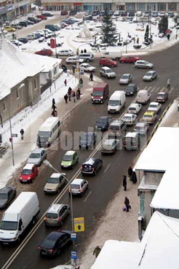 Trafic infernal în Suceava