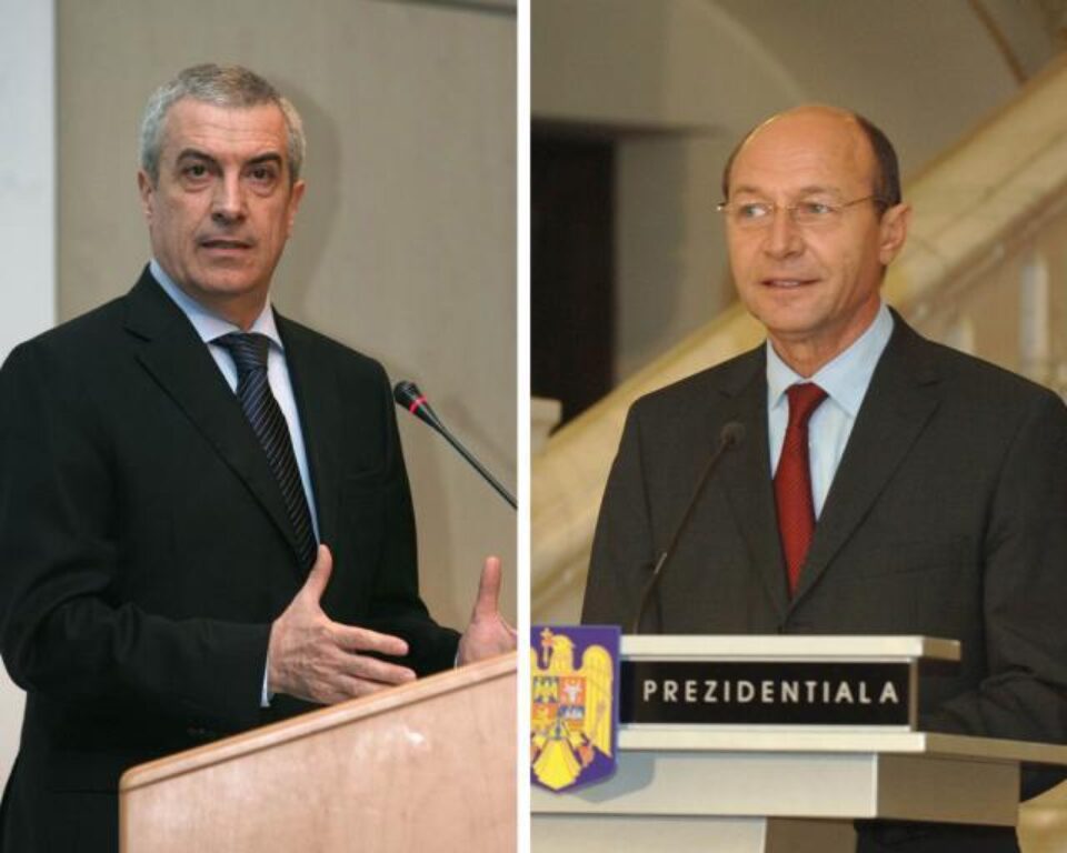 Băsescu și Tăriceanu au fost în 2007 pe contre