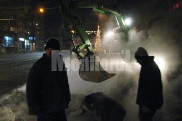 Avarie la intersecția străziiTineretului cu bulevardul Calea Unirii