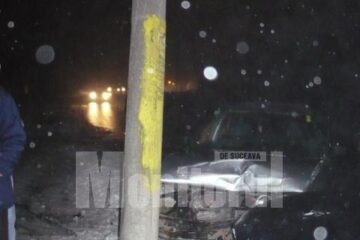 Poleiul și lipsa mașinilor de la Rosal au dus la tamponări în lanț in noaptea de Revelion
