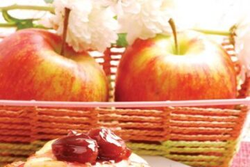 Desert cu mere și struguri