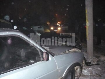 La cumpăna dintre ani: Tamponare în lanț pe Gheorghe Doja