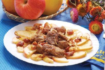 Ficăței de pui cu mere