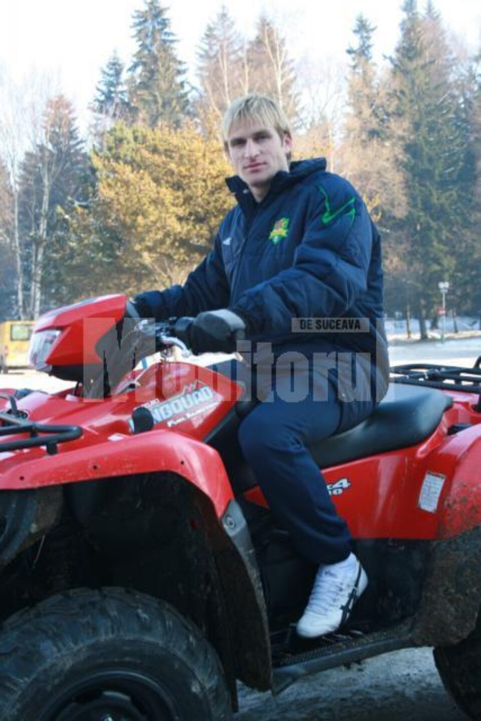 Ljubinkovici a dovedit că știe să conducă și ATV-ul