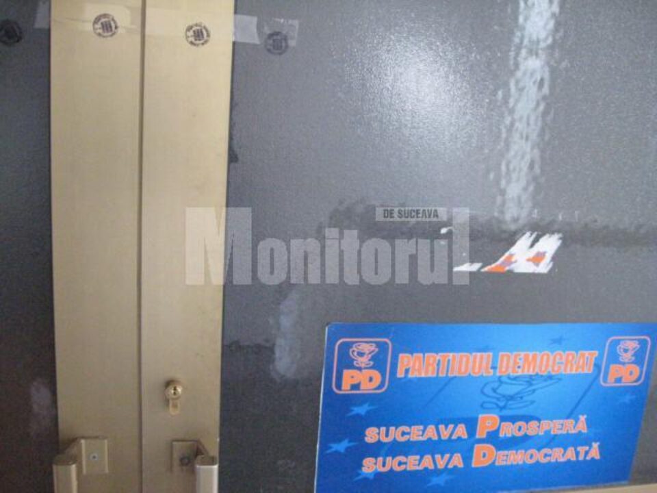 Spațiul folosit de PD în sediul PSD este bine ferecat
