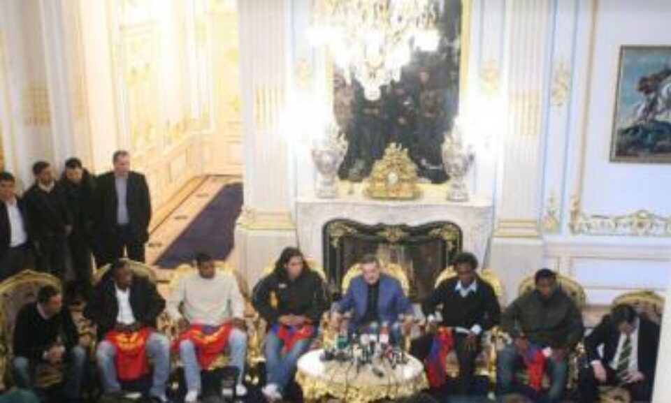 Noii jucători au fost prezentați la Palat