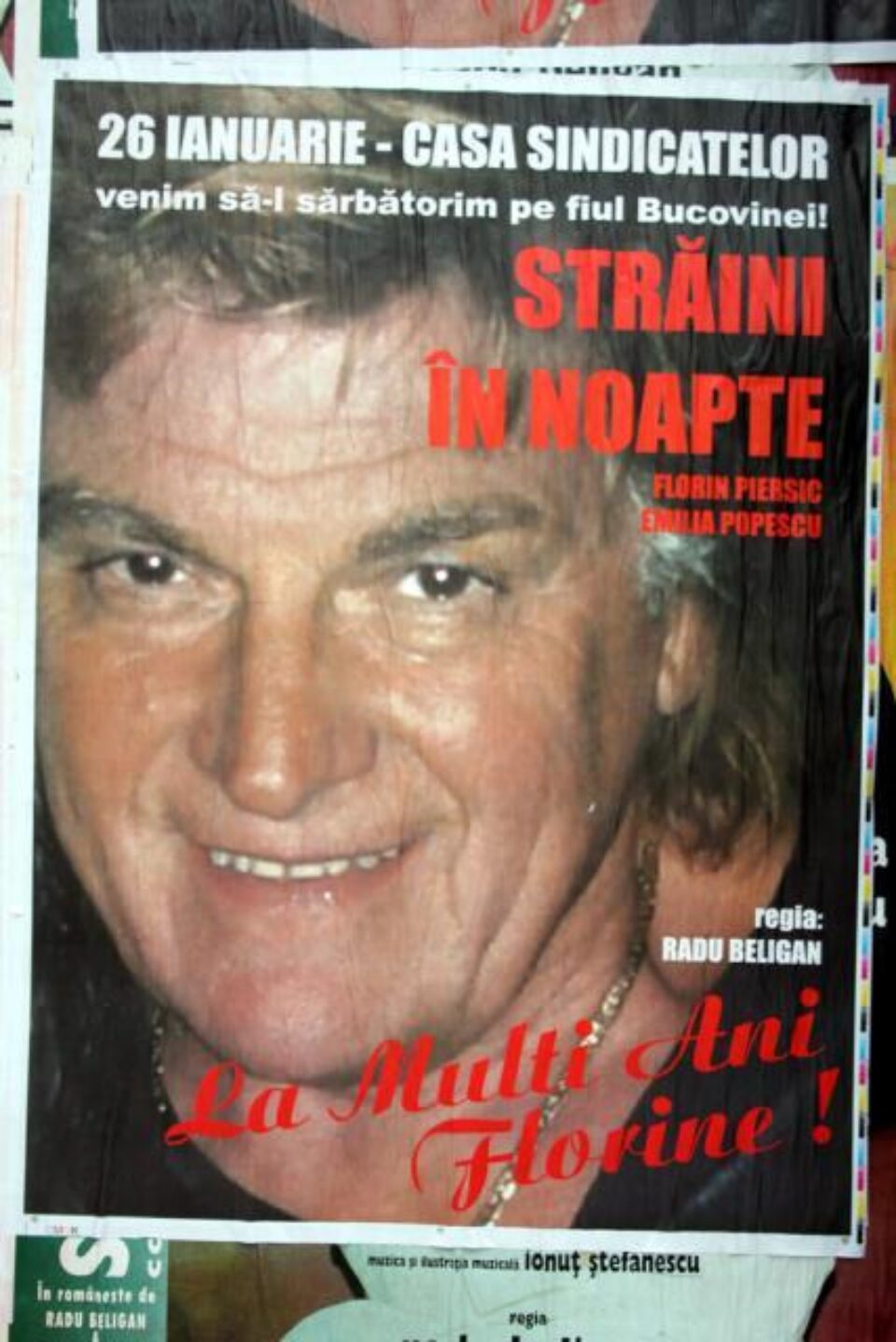 La 72 de ani,: Bucovinenii îl sărbătoresc pe Florin Piersic