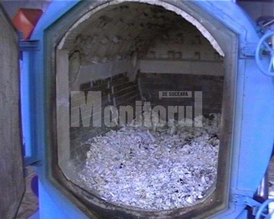 Cuptorul în care animalele moarte sunt incinerate