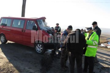 Ieri dimineață, jurul orei 9.40, pe drumul european 85