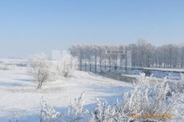 O încălzire bruscă a vremii ar putea duce la inundații în nouă localități