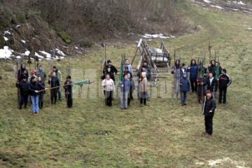 Asediul Cetății de Scaun: Antrenamente și repetiții pentru spectacol
