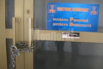 Cad lacătele: PD-L a câștigat prima rundă în meciul cu PSD pentru sediul PD Suceava