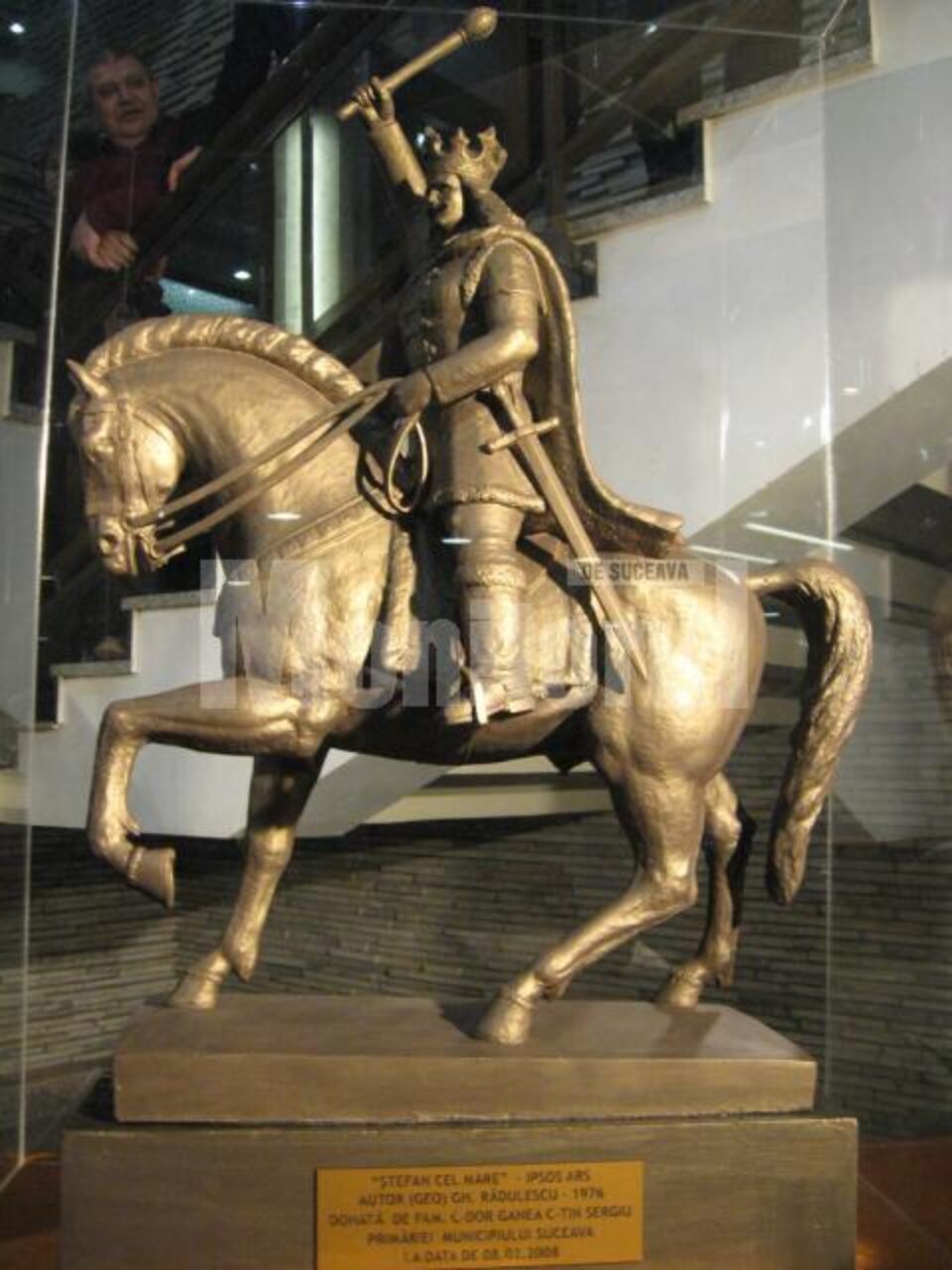 Statuia lui Ștefan cel Mare, donată Primăriei Statuia lui Ștefan cel Mare, donată Primăriei