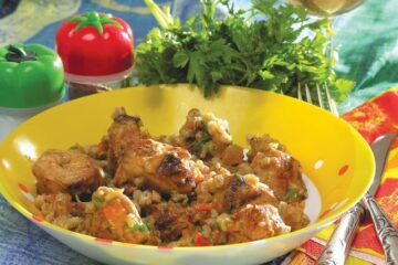 Piept de pui cu grâu
