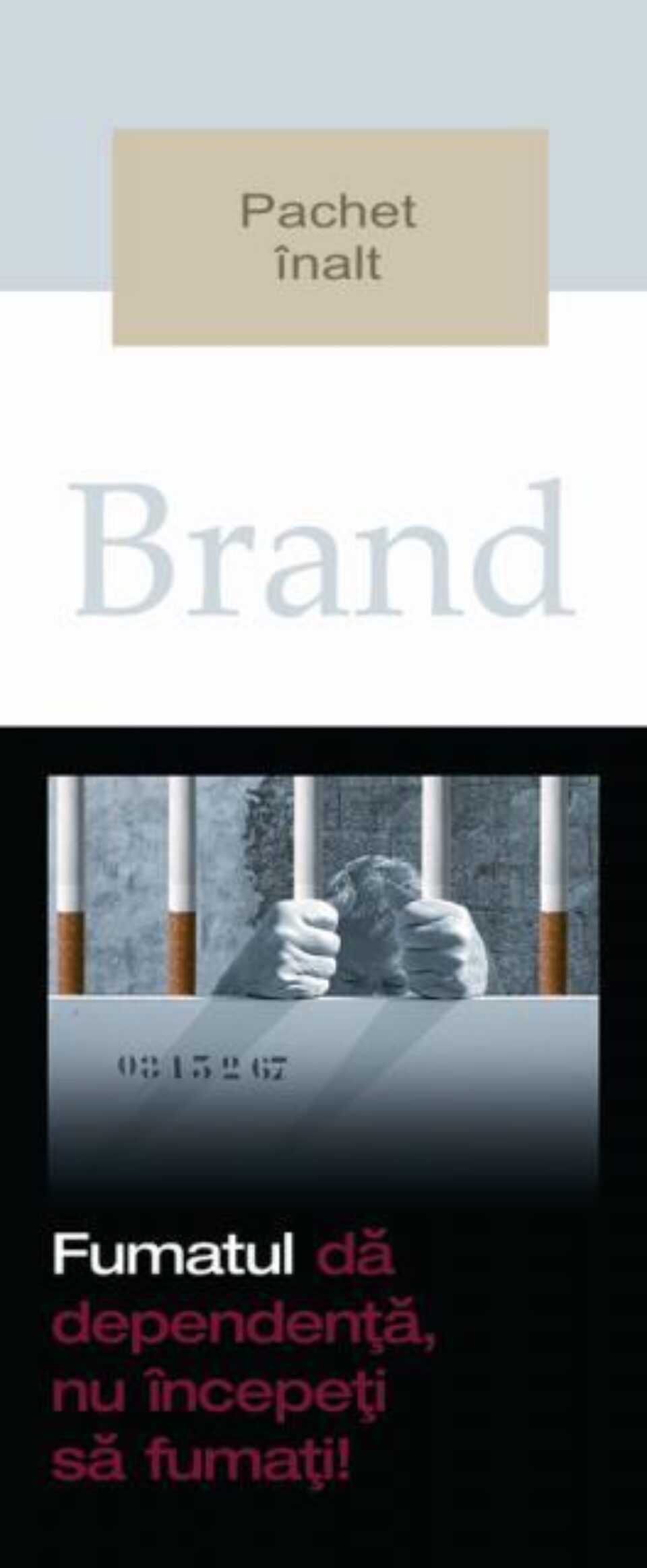 Pachetele de țigări, inscripționate din iulie și cu fotografii