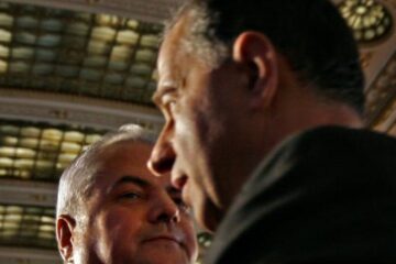 Social democrații Adrian Năstase și Mircea Geoană