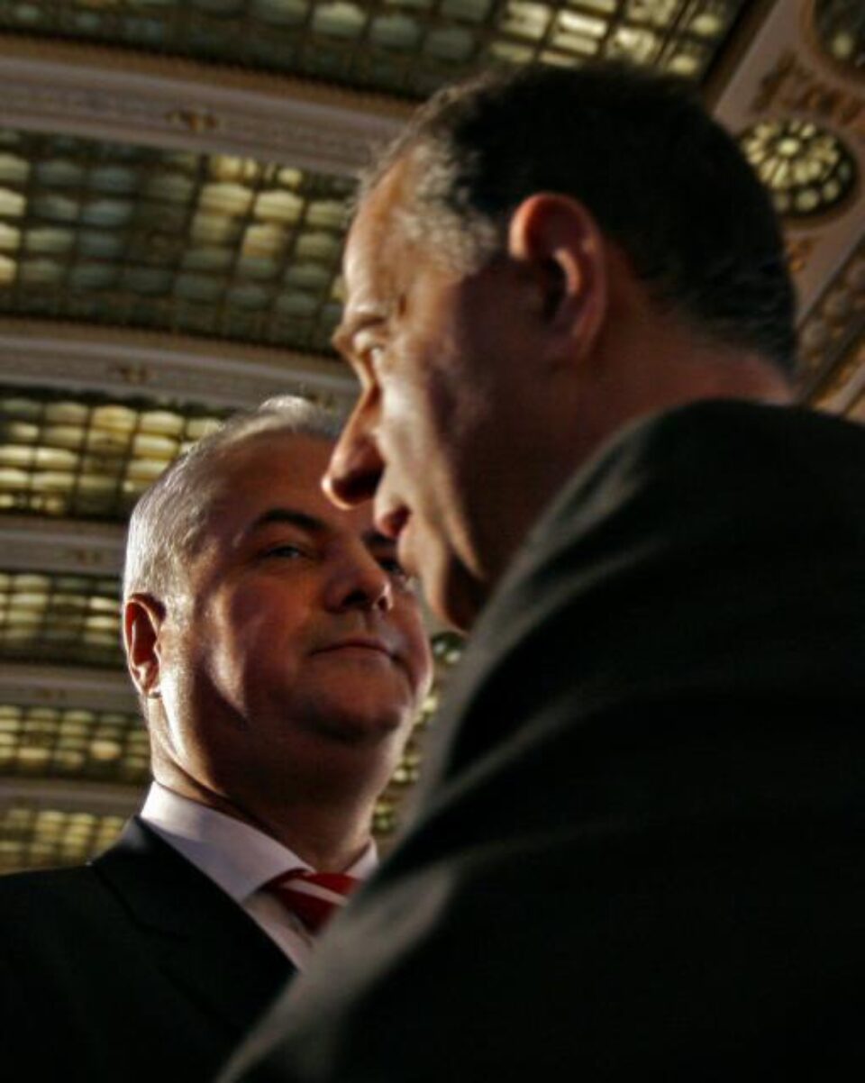 Social democrații Adrian Năstase și Mircea Geoană