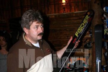 Liviu Cepoi, supărat că vremea nu a ținut cu împătimiții schiului