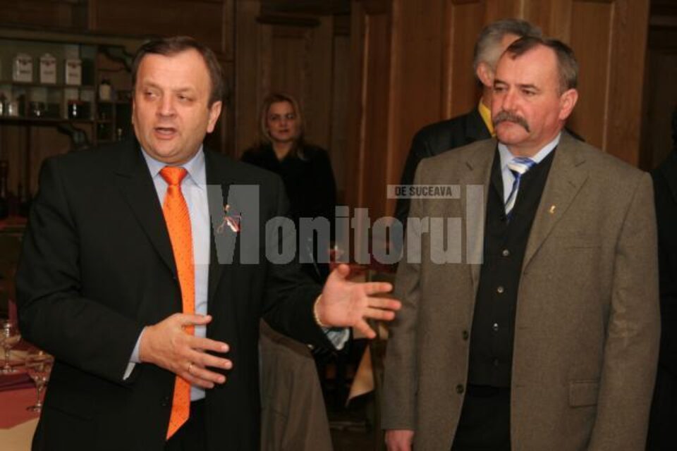 Senatorul Flutur și Gheorghe Niță, candidatul PDL la Primăria Gura Humorului