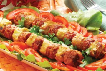 Castraveți la frigăruie