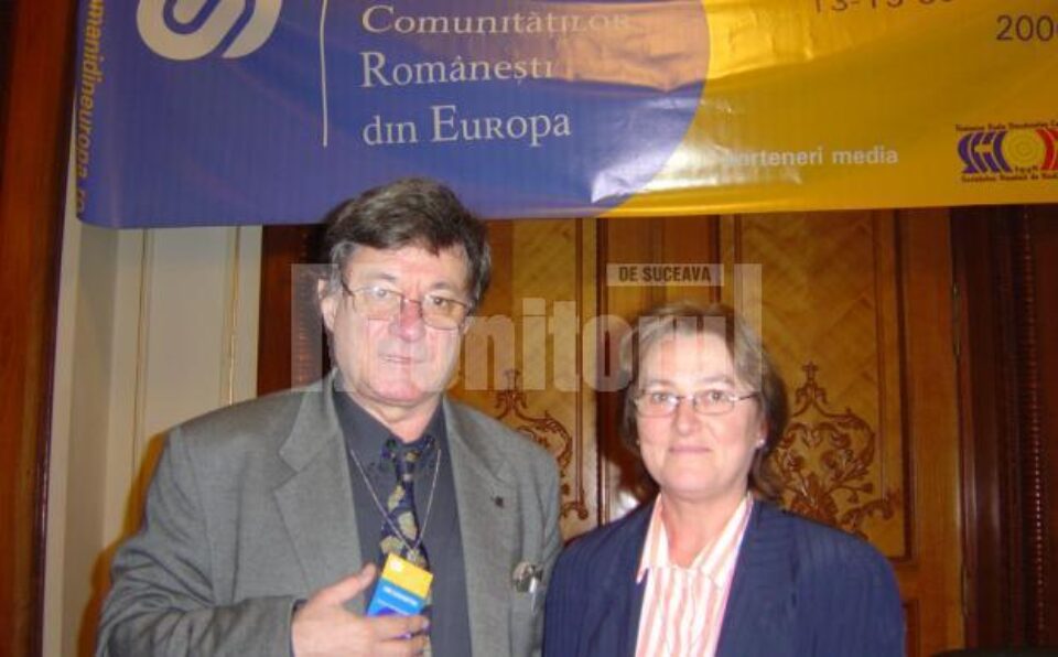 Florica Lupășteanu, alături de actorul Ion Caramitru