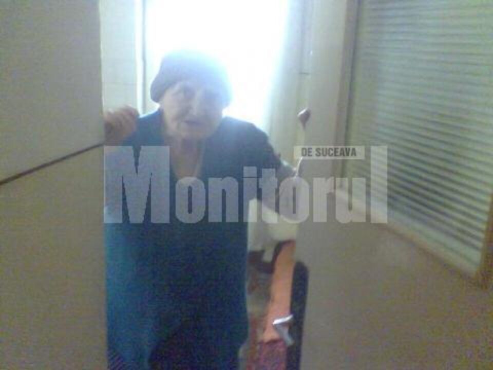 Bătrâna de 85 de ani care nu a ieșit din casă de 8 ani