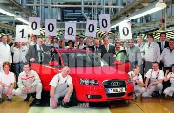 Audi A3 cu nr. 1.000.000