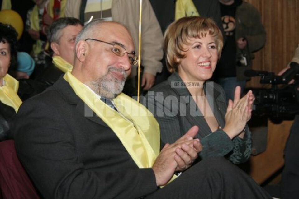 Varujan Vosganian și Angela Zarojanu