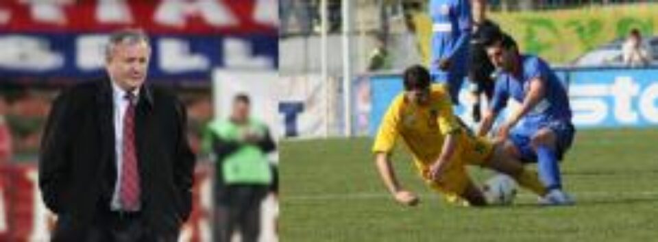 Porumboiu (stânga) spera la mai multe de la meciul cu Steaua