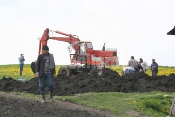 Pentru descoperirea cadavrului Rozaliei Spoiala, anchetatorii au venit cu un excavator