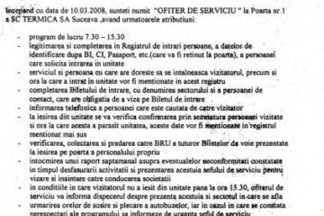 La tribunal: Un lider de sindicat dă Termica în judecată pentru că l-a transformat în paznic