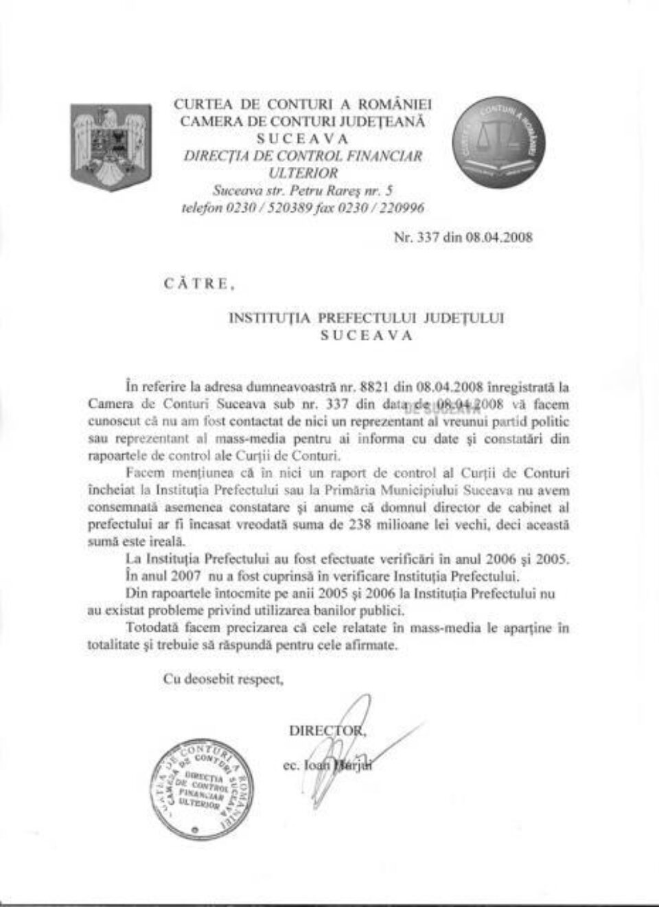 Infirmare: Prefectul de Suceava respinge acuzațiile de partizanat politic aduse de PSD