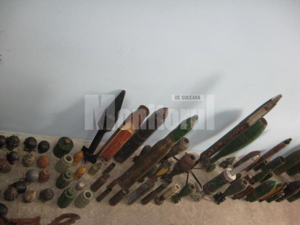 Grenade si proiectile gasite pe raza judetului Suceava Grenade si proiectile gasite pe raza judetului Suceava