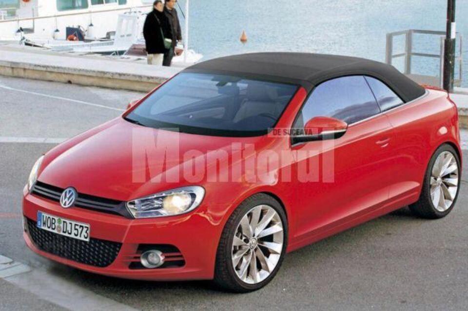 VW GOLF VI Cabrio 2009 Rendering