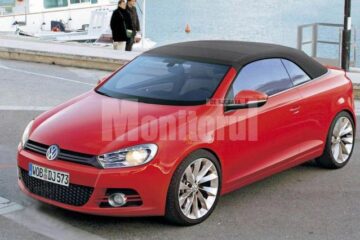VW GOLF VI Cabrio 2009 Rendering