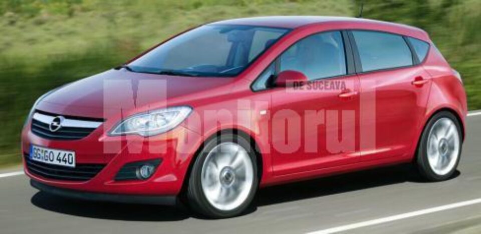 Opel Astra 2010 Rendering