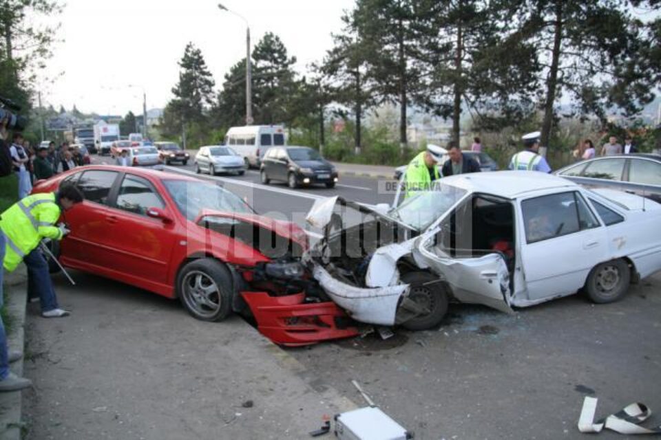 Ieri, în jurul orei 18:30, pe Calea Unirii