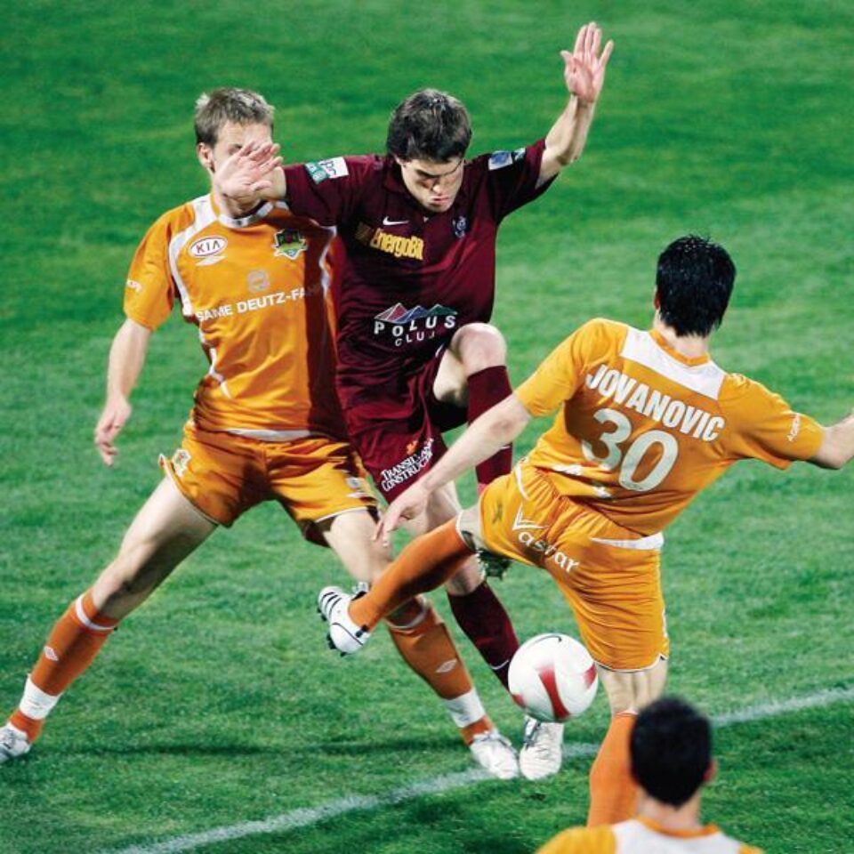 CFR Cluj a obținut o victorie muncită în fața unui adversar bătăios