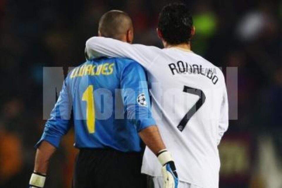 Gest prietenesc între portarul Barcelonei și atacantul lui Manchester