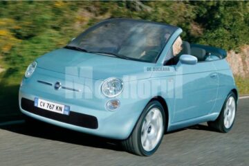 Fiat 500 Cabrio Rendering