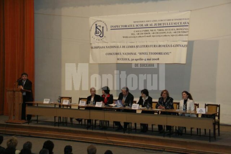 Eveniment: Olimpiada națională de limba română s-a deschis ieri la Suceava Eveniment: Olimpiada națională de limba română s-a deschis ieri la Suceava