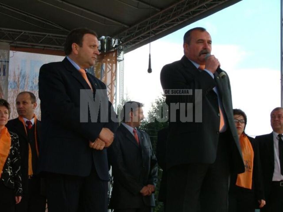 Gheorghe Flutur împreună cu Gheorghe Niță